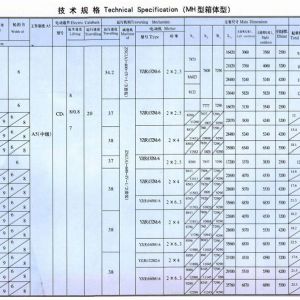 MH型3-16噸電動葫蘆單梁門式起重機(箱體形狀)